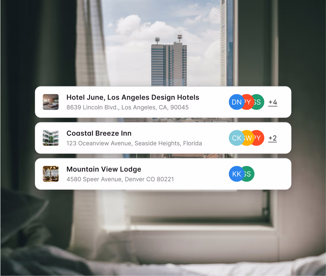 Groups of travelers in one report